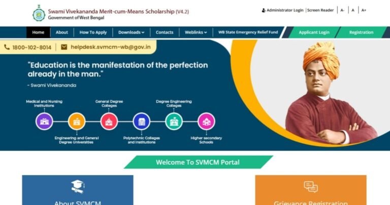 Apply for Swami Vivekananda Scholarship (স্বামী বিবেকানন্দ স্কলারশিপে আবেদন)